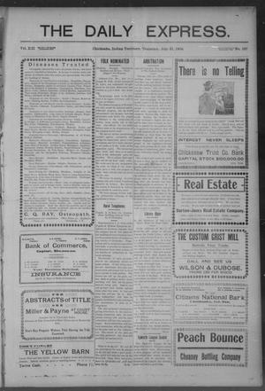 The Daily Express. (Chickasha, Indian Terr.), Vol. 13, No. 167, Ed. 1 Thursday, July 21, 1904