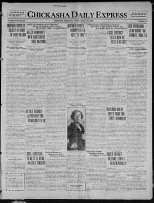 Chickasha Daily Express (Chickasha, Okla.), Vol. 21, No. 74, Ed. 1 Friday, March 26, 1920