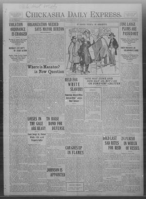 Chickasha Daily Express. (Chickasha, Okla.), Vol. FOURTEEN, No. 4, Ed. 1 Saturday, January 4, 1913