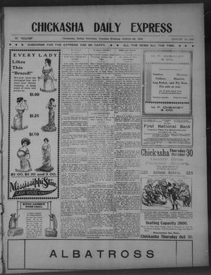 Chickasha Daily Express (Chickasha, Indian Terr.), Vol. 11, No. 270, Ed. 1 Tuesday, October 28, 1902