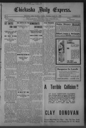 Chickasha Daily Express. (Chickasha, Indian Terr.), Vol. 7, No. 207, Ed. 1 Tuesday, August 21, 1906