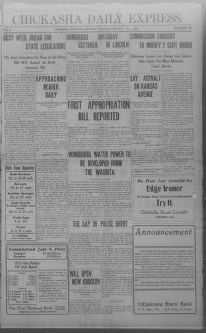 Chickasha Daily Express. (Chickasha, Okla.), Vol. 9, No. 34, Ed. 1 Monday, February 10, 1908
