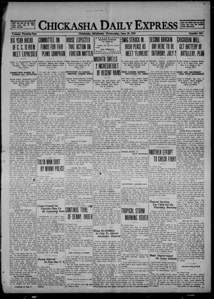 Chickasha Daily Express (Chickasha, Okla.), Vol. 22, No. 154, Ed. 1 Wednesday, June 29, 1921