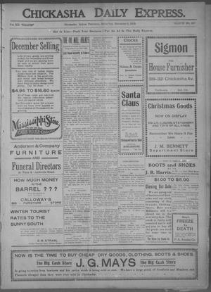 Chickasha Daily Express. (Chickasha, Indian Terr.), Vol. 12, No. 187, Ed. 1 Saturday, December 5, 1903