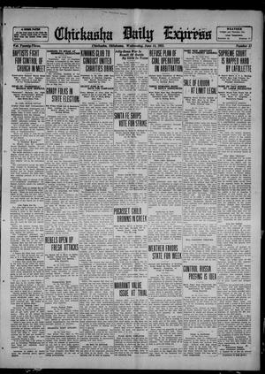 Chickasha Daily Express (Chickasha, Okla.), Vol. 23, No. 51, Ed. 1 Wednesday, June 14, 1922