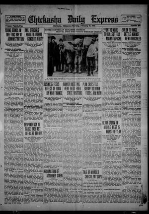 Chickasha Daily Express (Chickasha, Okla.), Vol. 22, No. 264, Ed. 1 Thursday, February 23, 1922