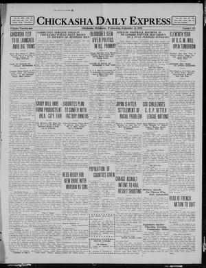 Chickasha Daily Express (Chickasha, Okla.), Vol. 21, No. 221, Ed. 1 Wednesday, September 15, 1920