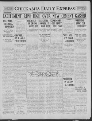 Chickasha Daily Express (Chickasha, Okla.), Vol. 20, No. 185, Ed. 1 Tuesday, August 5, 1919