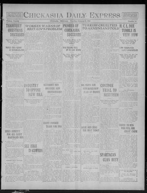 Chickasha Daily Express (Chickasha, Okla.), Vol. 20, No. 24, Ed. 1 Tuesday, January 28, 1919