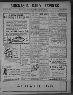 Chickasha Daily Express (Chickasha, Indian Terr.), Vol. 11, No. 292, Ed. 1 Saturday, November 22, 1902