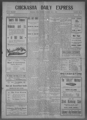 Chickasha Daily Express (Chickasha, Indian Terr.), Vol. 11, No. 77, Ed. 1 Wednesday, April 1, 1903