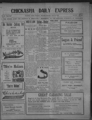Chickasha Daily Express (Chickasha, Indian Terr.), Vol. 11, No. 148, Ed. 1 Saturday, June 14, 1902