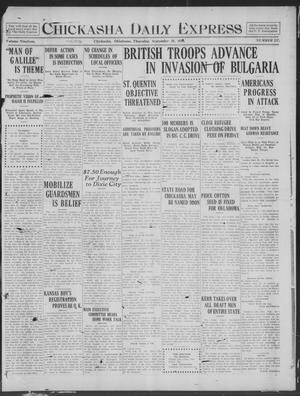 Chickasha Daily Express (Chickasha, Okla.), Vol. 19, No. 227, Ed. 1 Thursday, September 26, 1918