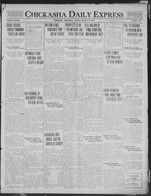 Chickasha Daily Express (Chickasha, Okla.), Vol. 20, No. 247, Ed. 1 Friday, October 17, 1919