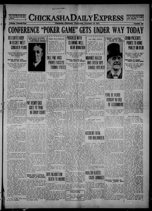 Chickasha Daily Express (Chickasha, Okla.), Vol. 22, No. 181, Ed. 1 Wednesday, November 16, 1921