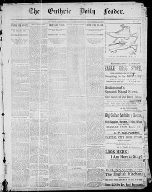 Primary view of The Guthrie Daily Leader. (Guthrie, Okla.), Vol. 1, No. 235, Ed. 1, Sunday, September 3, 1893