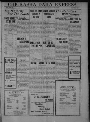 Chickasha Daily Express. (Chickasha, Okla.), Vol. 10, No. 224, Ed. 1 Wednesday, September 29, 1909