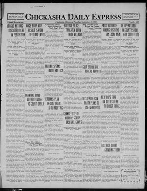Chickasha Daily Express (Chickasha, Okla.), Vol. 21, No. 232, Ed. 1 Tuesday, September 28, 1920