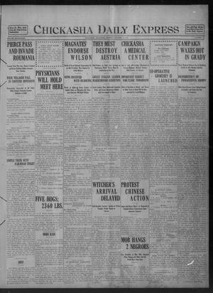 Chickasha Daily Express (Chickasha, Okla.), Vol. 17, No. 246, Ed. 1 Monday, October 16, 1916