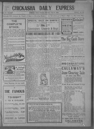 Chickasha Daily Express (Chickasha, Indian Terr.), Vol. 11, No. 140, Ed. 1 Saturday, June 13, 1903