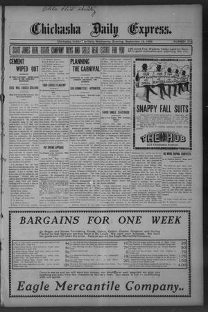 Chickasha Daily Express. (Chickasha, Indian Terr.), No. 218, Ed. 1 Wednesday, September 13, 1905