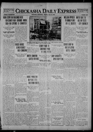 Chickasha Daily Express (Chickasha, Okla.), Vol. 22, No. 140, Ed. 1 Monday, June 13, 1921