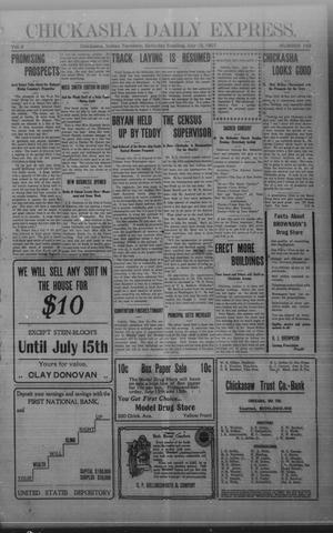 Chickasha Daily Express. (Chickasha, Indian Terr.), Vol. 8, No. 163, Ed. 1 Saturday, July 13, 1907