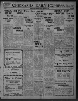 Chickasha Daily Express. (Chickasha, Okla.), Vol. 10, No. 296, Ed. 1 Wednesday, December 22, 1909