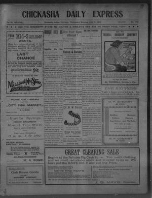 Chickasha Daily Express (Chickasha, Indian Terr.), Vol. 11, No. 172, Ed. 1 Wednesday, July 16, 1902