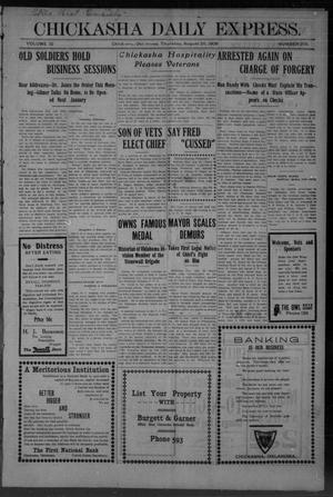 Chickasha Daily Express. (Chickasha, Okla.), Vol. 10, No. 205, Ed. 1 Thursday, August 26, 1909