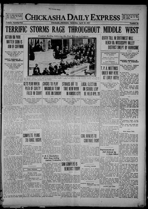 Chickasha Daily Express (Chickasha, Okla.), Vol. 22, No. 91, Ed. 1 Saturday, April 16, 1921