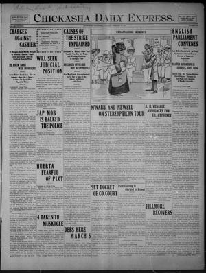 Chickasha Daily Express. (Chickasha, Okla.), Vol. FIFTEEN, No. 35, Ed. 1 Tuesday, February 10, 1914