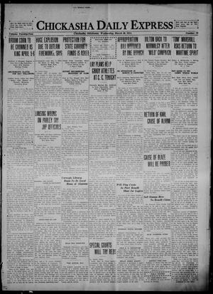 Chickasha Daily Express (Chickasha, Okla.), Vol. 22, No. 76, Ed. 1 Wednesday, March 30, 1921