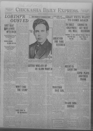 Chickasha Daily Express. (Chickasha, Okla.), Vol. THIRTEEN, No. 166, Ed. 1 Saturday, July 13, 1912