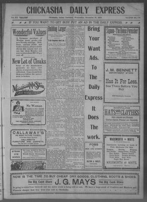 Chickasha Daily Express. (Chickasha, Indian Terr.), Vol. 12, No. 174, Ed. 1 Wednesday, November 18, 1903