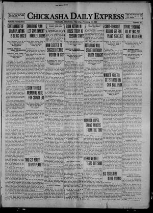 Chickasha Daily Express (Chickasha, Okla.), Vol. 22, No. 47, Ed. 1 Thursday, February 24, 1921