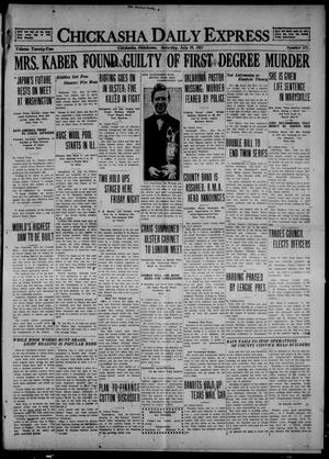 Chickasha Daily Express (Chickasha, Okla.), Vol. 22, No. 177, Ed. 1 Saturday, July 16, 1921