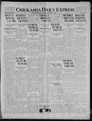 Chickasha Daily Express (Chickasha, Okla.), Vol. 21, No. 291, Ed. 1 Tuesday, December 7, 1920