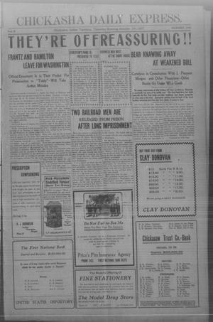 Chickasha Daily Express. (Chickasha, Indian Terr.), Vol. 8, No. 249, Ed. 1 Thursday, October 24, 1907