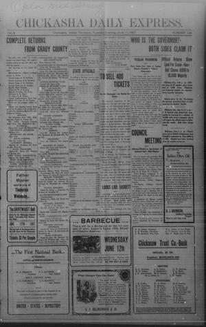 Chickasha Daily Express. (Chickasha, Indian Terr.), Vol. 8, No. 138, Ed. 1 Tuesday, June 11, 1907
