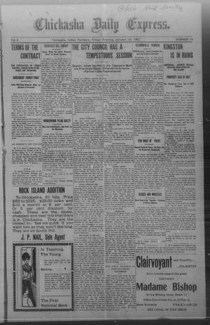 Chickasha Daily Express. (Chickasha, Indian Terr.), Vol. 8, No. 14, Ed. 1 Friday, January 18, 1907