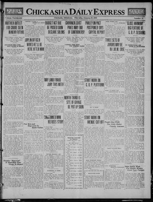 Chickasha Daily Express (Chickasha, Okla.), Vol. 21, No. 25, Ed. 1 Thursday, January 29, 1920