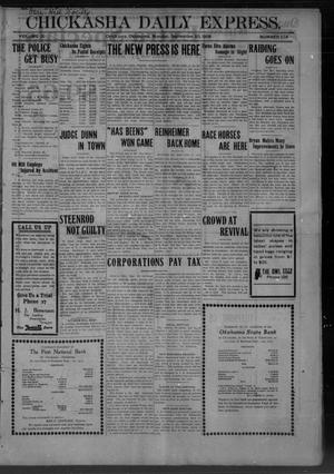 Chickasha Daily Express. (Chickasha, Okla.), Vol. 10, No. 216, Ed. 1 Monday, September 20, 1909