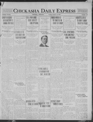 Chickasha Daily Express (Chickasha, Okla.), Vol. 20, No. 253, Ed. 1 Friday, October 24, 1919