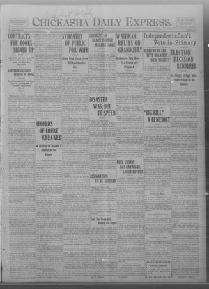 Chickasha Daily Express. (Chickasha, Okla.), Vol. THIRTEEN, No. 180, Ed. 1 Tuesday, July 30, 1912