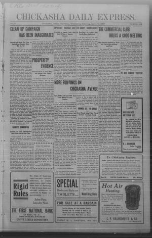 Chickasha Daily Express. (Chickasha, Indian Terr.), Vol. 8, No. 84, Ed. 1 Wednesday, April 10, 1907