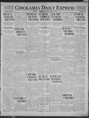 Chickasha Daily Express (Chickasha, Okla.), Vol. 20, No. 241, Ed. 1 Friday, October 10, 1919