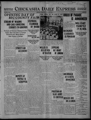 Chickasha Daily Express (Chickasha, Okla.), Vol. SIXTEEN, No. 253, Ed. 1 Monday, September 20, 1915