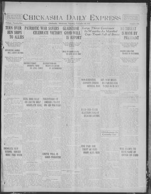 Chickasha Daily Express (Chickasha, Okla.), Vol. 19, No. 273, Ed. 1 Tuesday, November 19, 1918