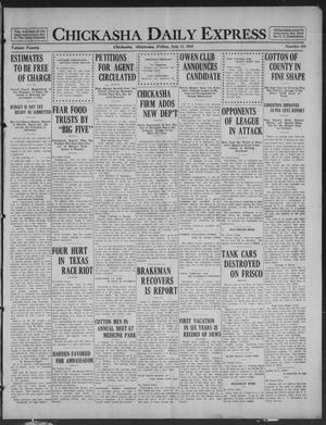 Chickasha Daily Express (Chickasha, Okla.), Vol. 20, No. 164, Ed. 1 Friday, July 11, 1919